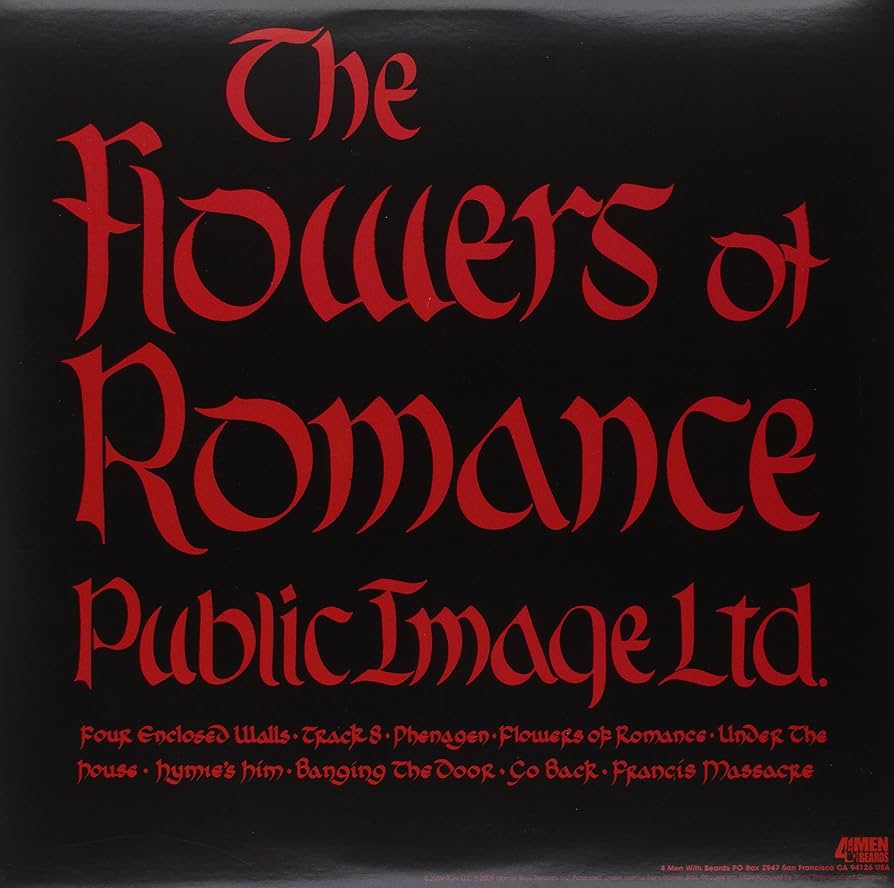 【帯付】P.I.L. The Flowers of Romance 帯付】P.I.L. The Flowers of Romance The Flowers of Romance