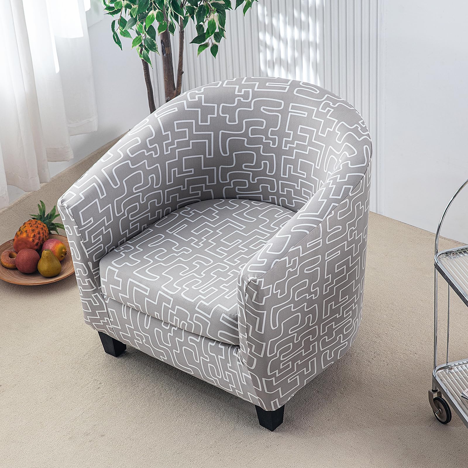 Copripoltrona da Club Cocktail 1 Posto Copripoltrone Chesterfield Elasticizzato Copripoltrona 2 Pezzi Diligentemente
