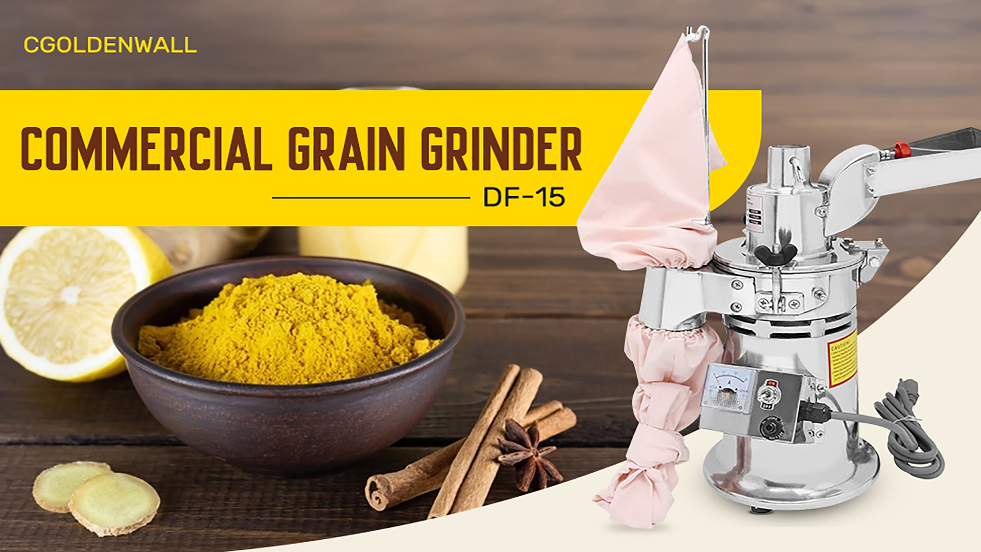 Amazon.com: CGOLDENWALL DF-15 Hammer Mill Grinder Commercial