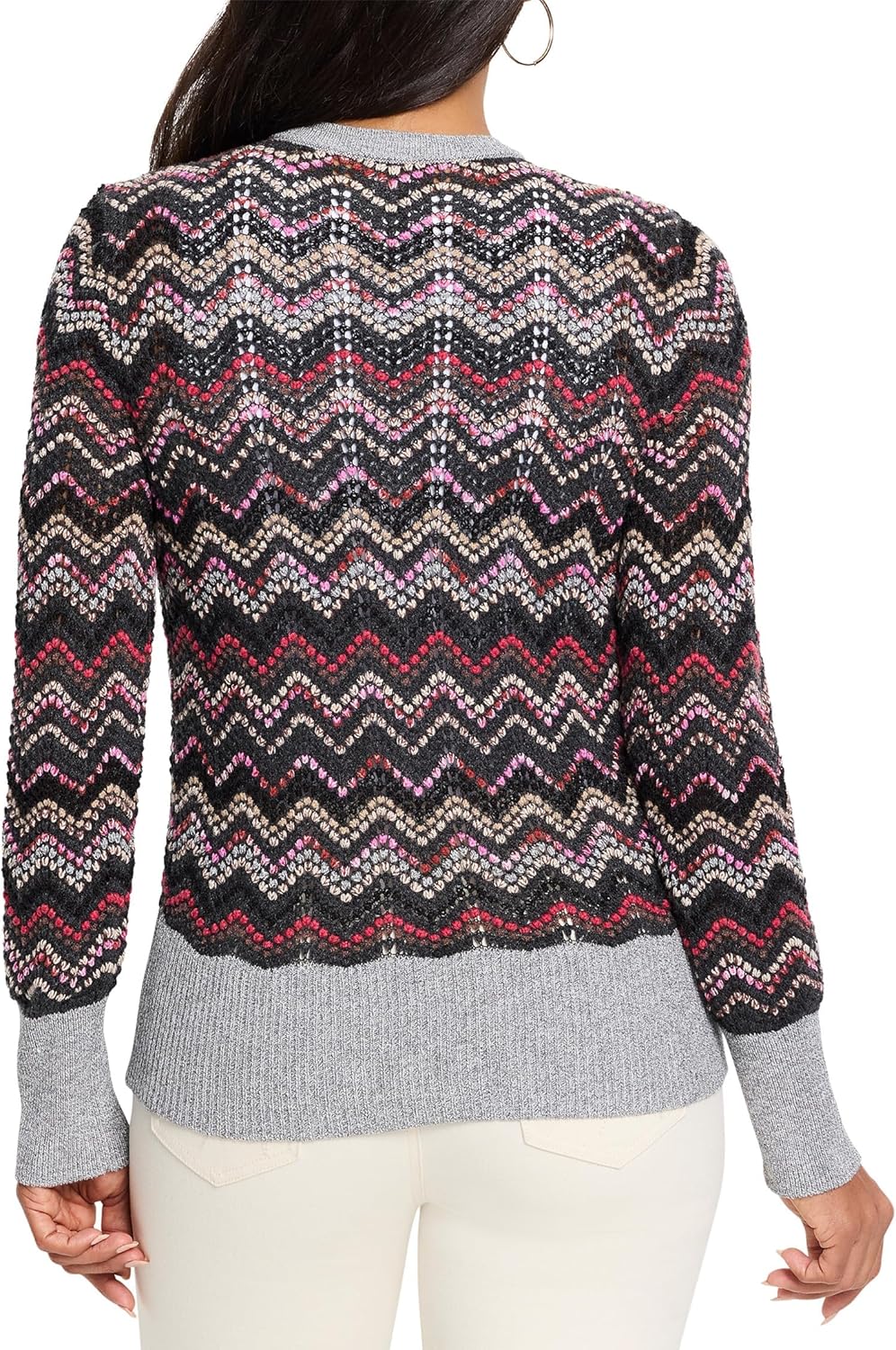 NIC+ZOE Women's Zig Zag Cardigan - Image 3