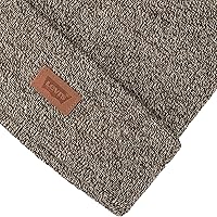 Vista 4 de Levi's All Season Comfy Leather Logo Patch Cuffed Hero Beanie