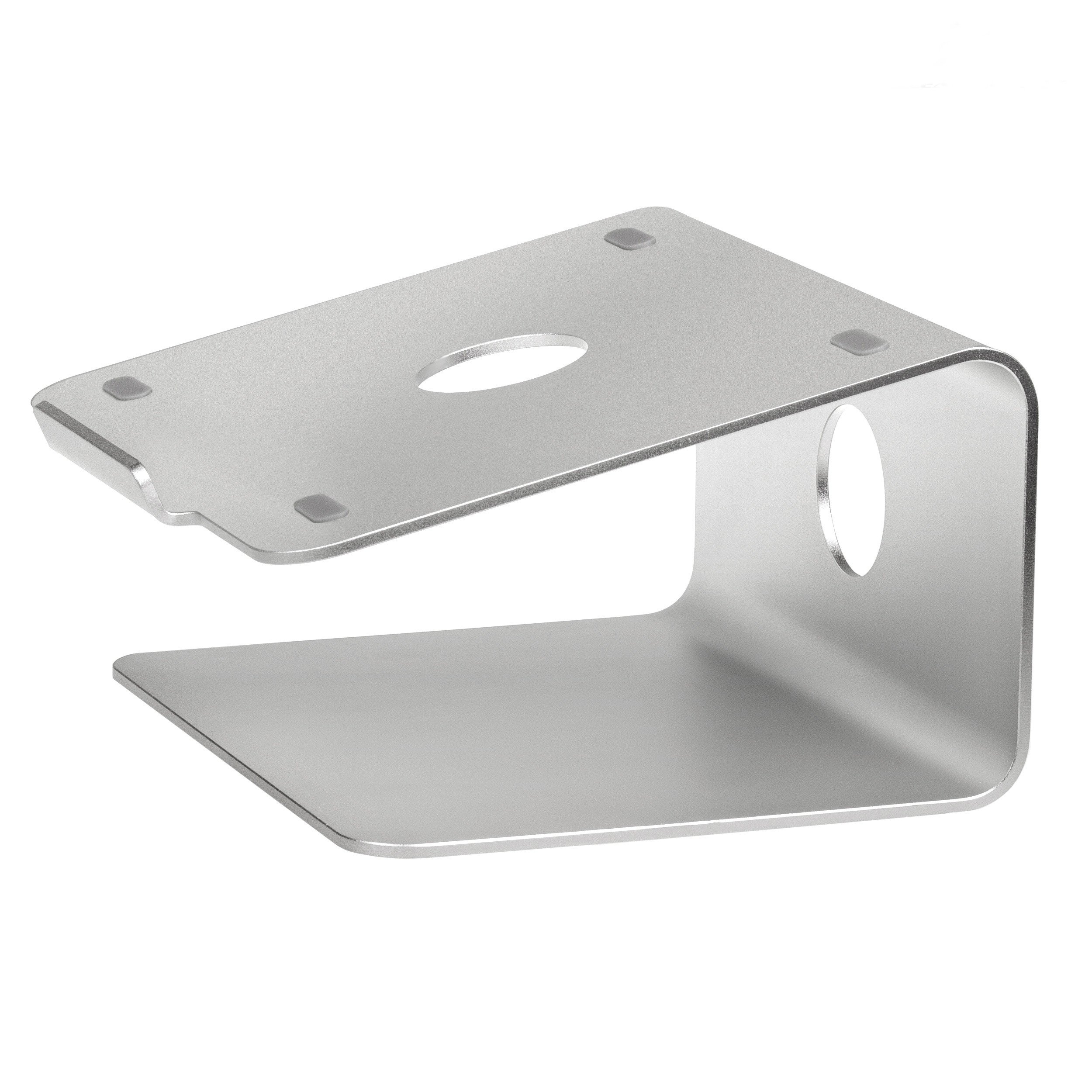 Maclean MC-730 Universal Laptophalterung Aluminium Notebookständer Haterung Belüftungssystem Ständer um 360 Grad drehbar
