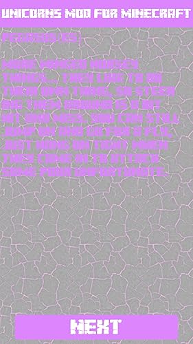 Unicorns Mod for Minecraft PE - The best mod for Minecraft PE which adds a few types of mythological