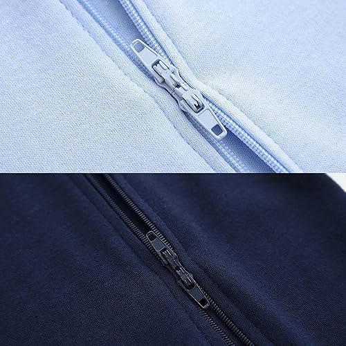 Miniatura 4 de Pijama de Algodón para Bebés y Niños para Dormir y Jugar con Cremallera Frontal y Pies de 0-12 Meses