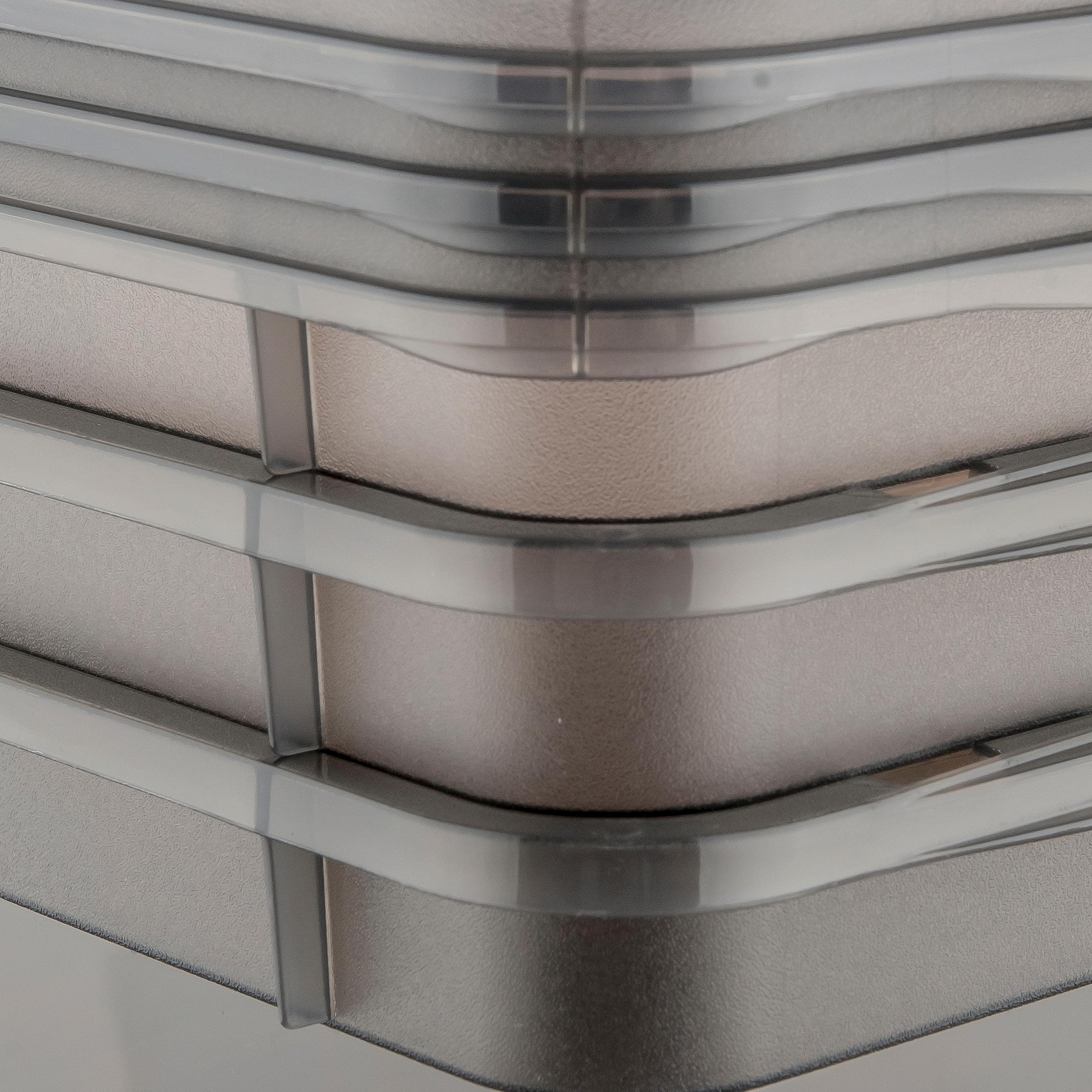 keeeper Cajas de almacenaje con Air Control System, Set de 3 unidades, 3 x 11 l, Bea, Transparente