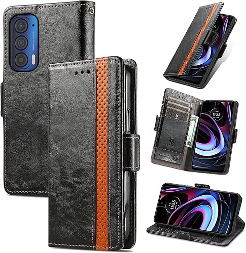 Miniatura 122 de Funda para Honor X7, Funda para Honor Play 30+ Plus Funda de piel sintética con ranuras para tarjetas Funda con soporte abatible Rojo