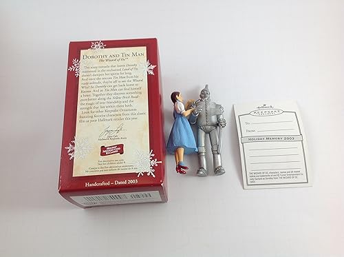 Miniatura 5 de Hallmark Dorothy y el hombre de hojalata del mago de Oz Ornamento