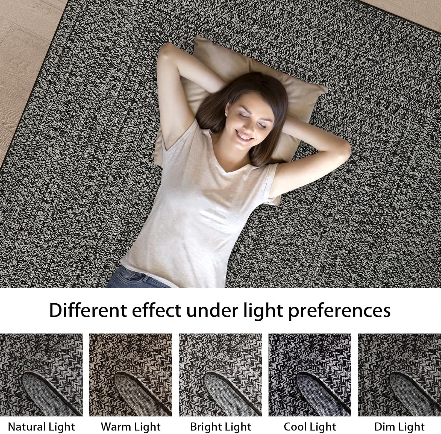 Garvee Printed Rug (Not Woven!) Washable Runner Rugs 2x6 Non Slip Kitchen Rugs Indoor Entryway Rug Farmhouse Soft Bath Mat Stain Resistant Carpet for Bedroom Hallway Laundry Nursery 2'x6'