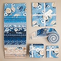 Vista 2 de True Fabrics Tiras de 2.5" Jelly Roll (Bellflower)