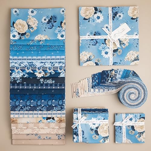 Miniatura 2 de True Fabrics Tiras de 2.5" Jelly Roll (Bellflower)