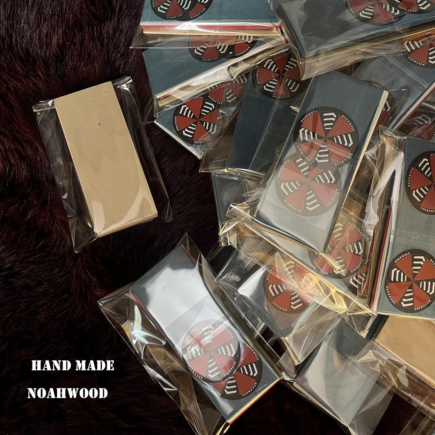 Handmade Fingerboard Deck 97.5x35mm 5-Layer Color Maple Pro concave Creative Design Mini Skateboard