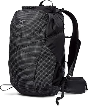 Arcteryx Aerios 35 Backpack | Precision-Fit Ultralight 35L Hiking Pack | Black, Regular