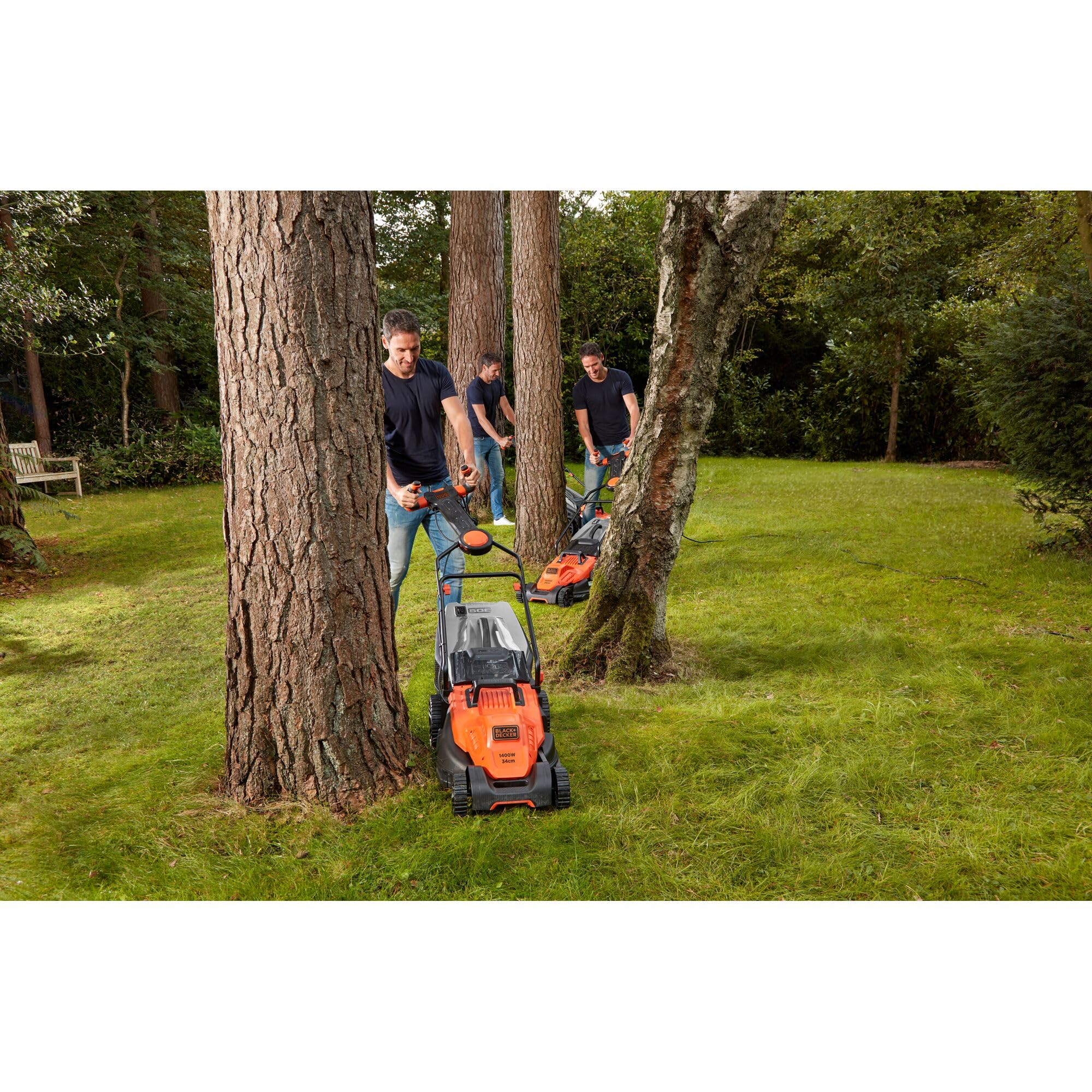 BLACK+DECKER BEMW481ES Cortacesped Electrico 1800W 42cm