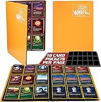 Vista 21 de Monster - Paquete de 25 protectores de página para tarjetas coleccionables con capacidad para 450 cartas coleccionables y 9 hojas de bolsillo