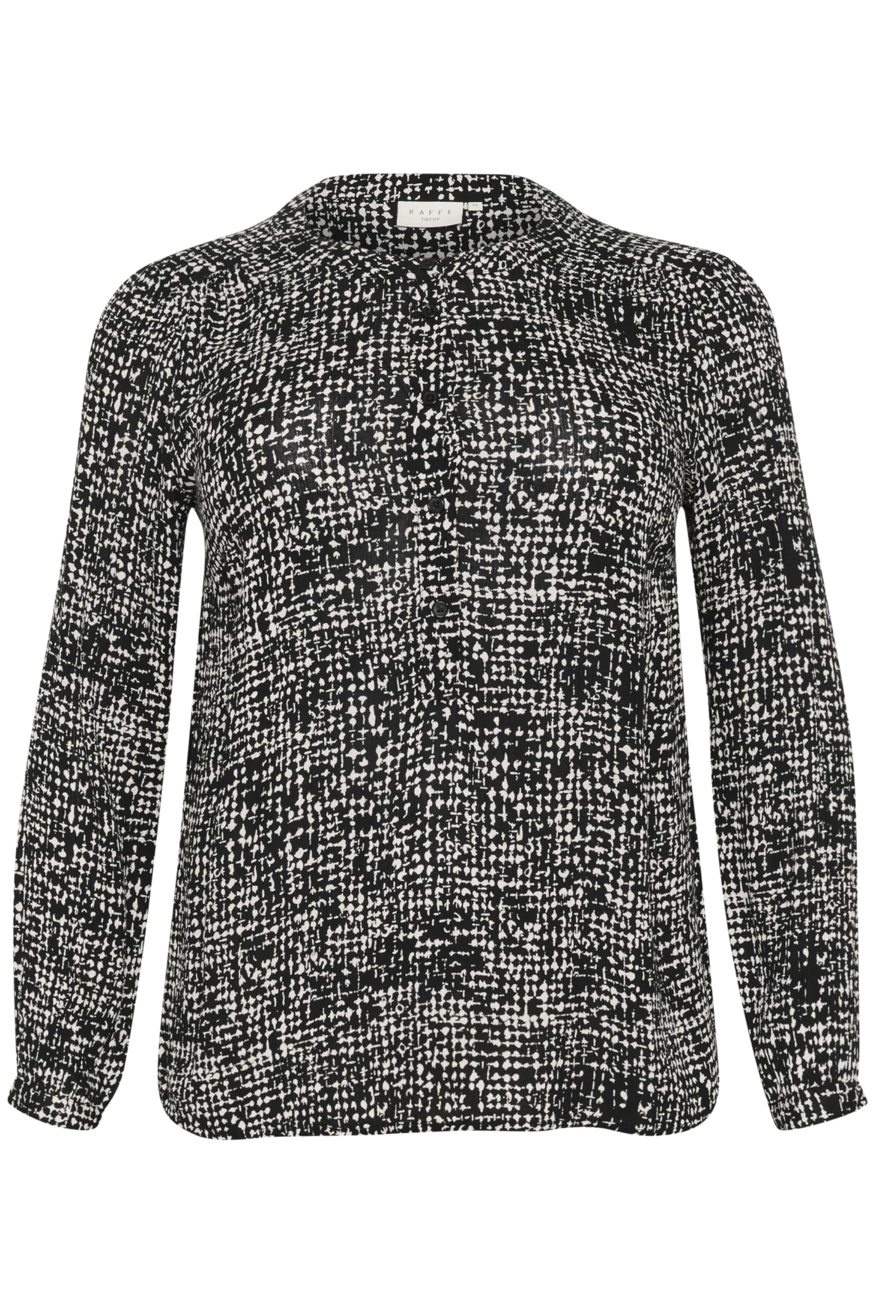 Kaffe Curve Women's Noir Blouse Mila Ami