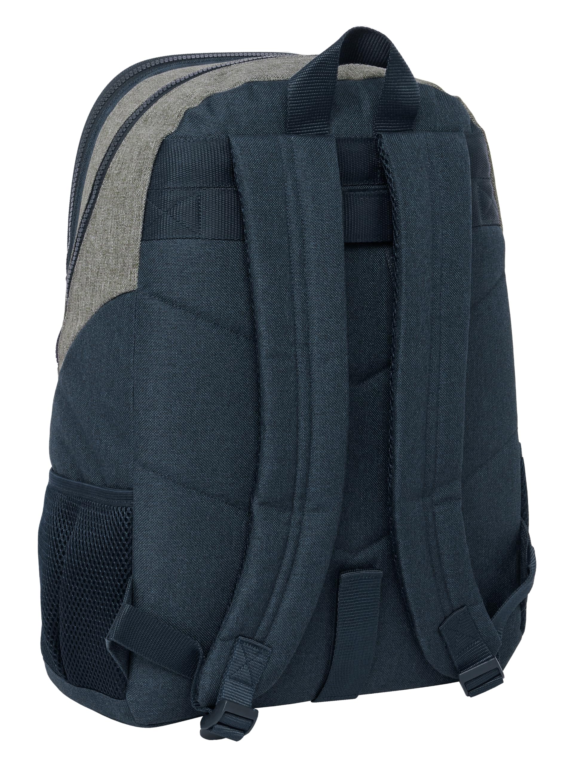 Safta KAPPA DARK NAVY - Mochila Escolar Infantil, Ideal para Niños de Diferentes Edades, Cómoda y Versátil, Calidad y Resistencia, 32x16x44 cm, Color Gris/Azul Marino Melange