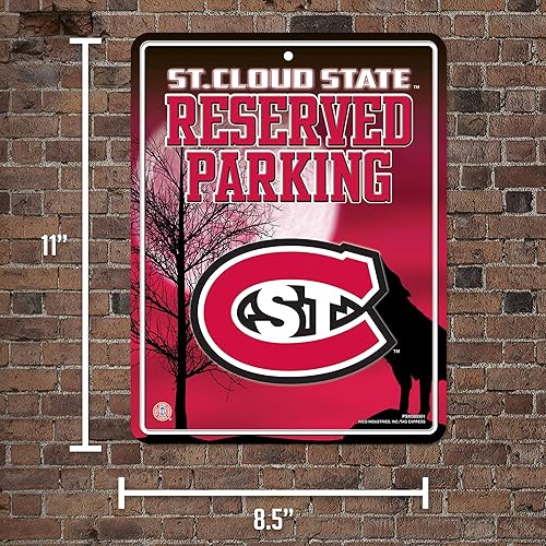 Miniatura 434 de Letrero de metal NCAA de 8.5 x 11 pulgadas, ideal para cueva de hombre, dormitorio, oficina, decoración del hogar Primario