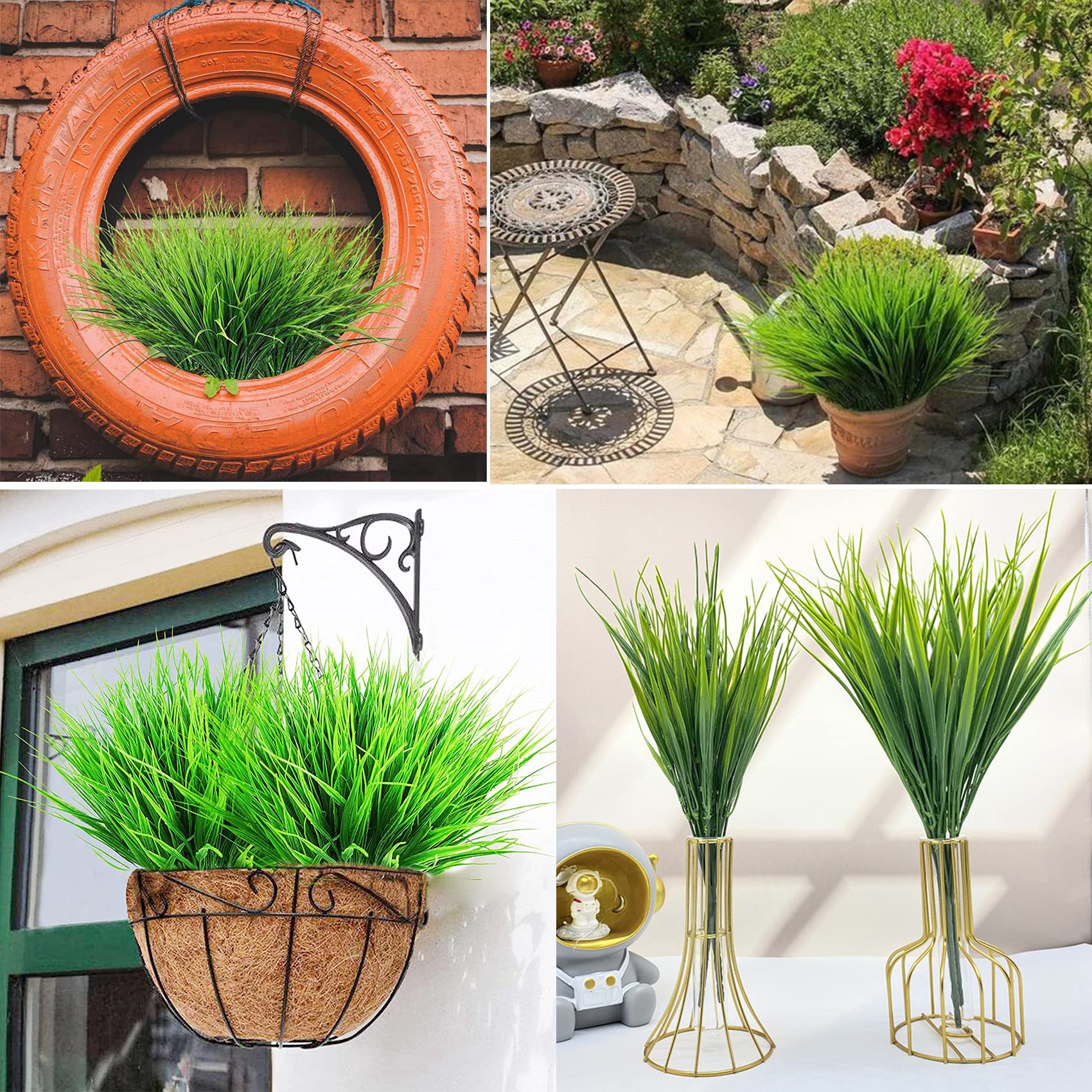 Erba sintetica decorativa per decorazione di pareti interne ed esterne - Cina Erba da parete e decorazione domestica prezzo