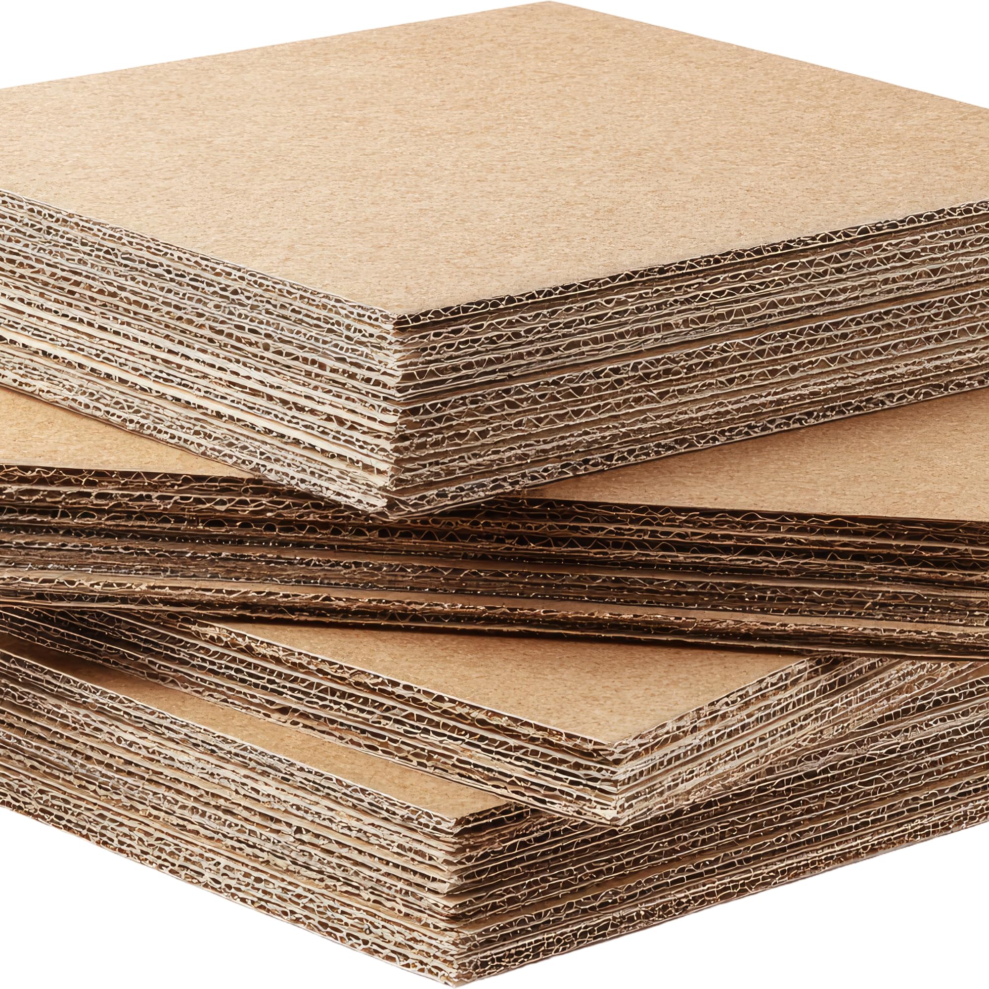 SelfHold Cardboard Corrugated Sheets, Brown Thick Cardboard Sheets Pads Dividers for DIY, Packaging, Mailing, Shipping, Cushioning | Made in Britain (10, Double Wall, A1)