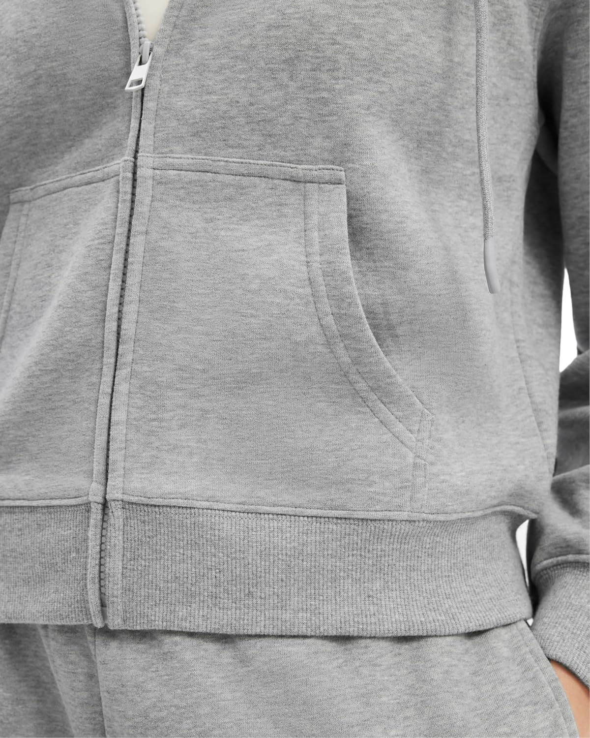 SUUKSESS Womens 2 Piece Sweatsuits Outfits Zip Up Hoodie Tracksuit Straight Wide Leg Sweatpant Lounge Matching Sets - Image 4