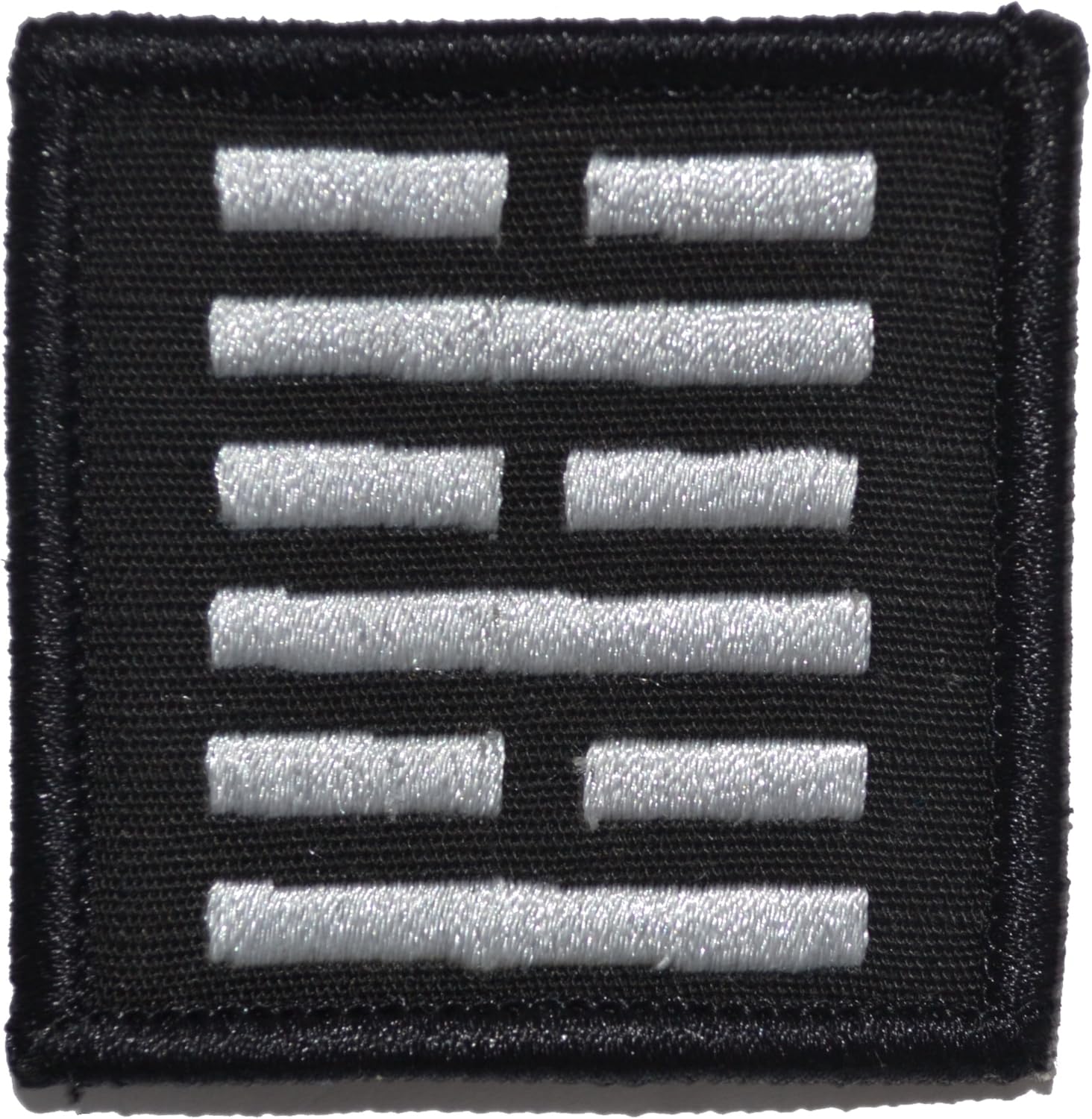 Snake Eyes Symbol G.I. Joe Ninja 2x2 Morale Patch (Black
