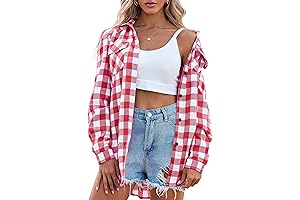 Charming Red Gingham Shirt: A Classic Plaid for Timeless Style