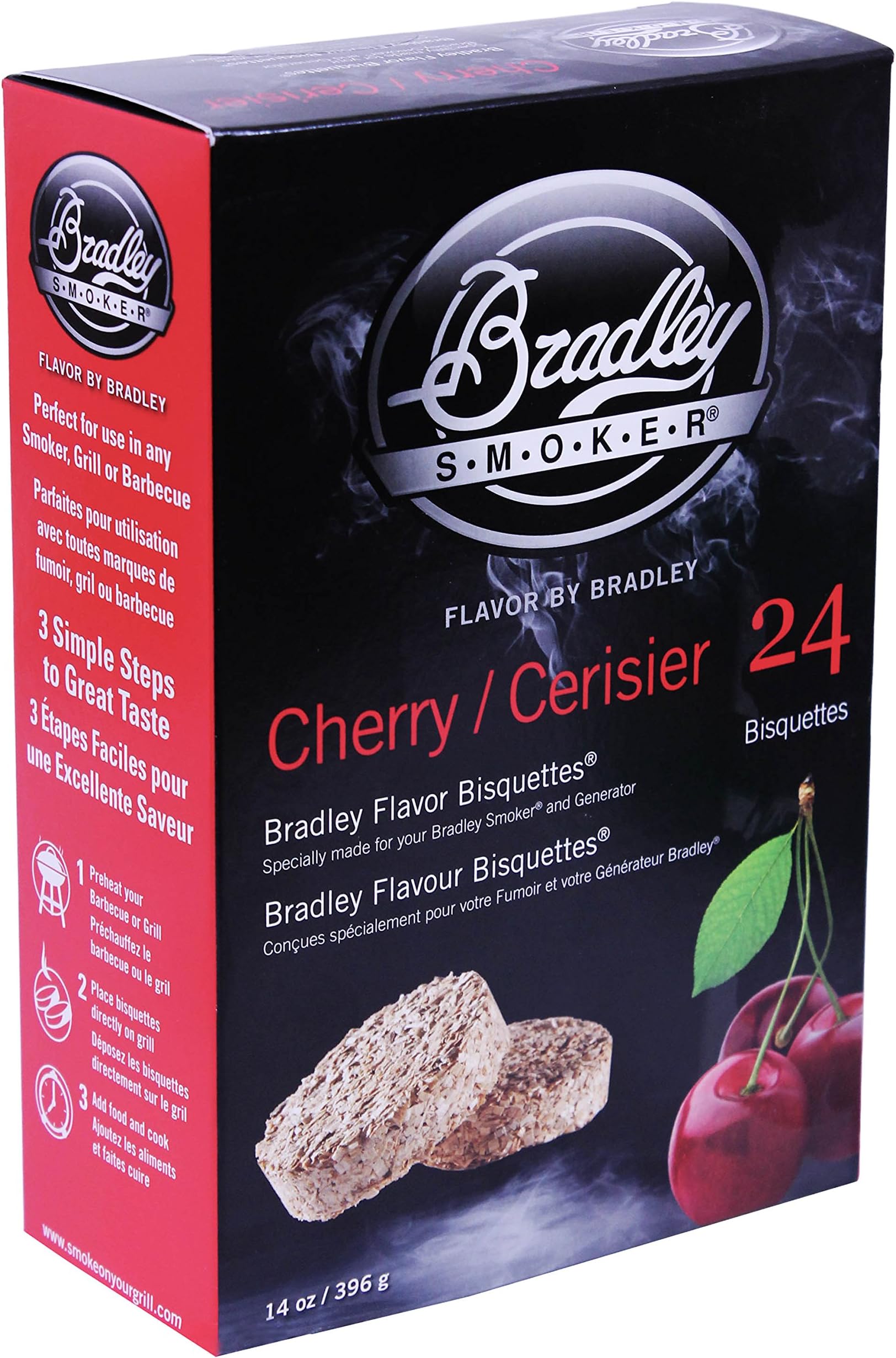 Bradley Smoker BTCH24 EMW8463747, 24 Count (Pack of 1), Cherry