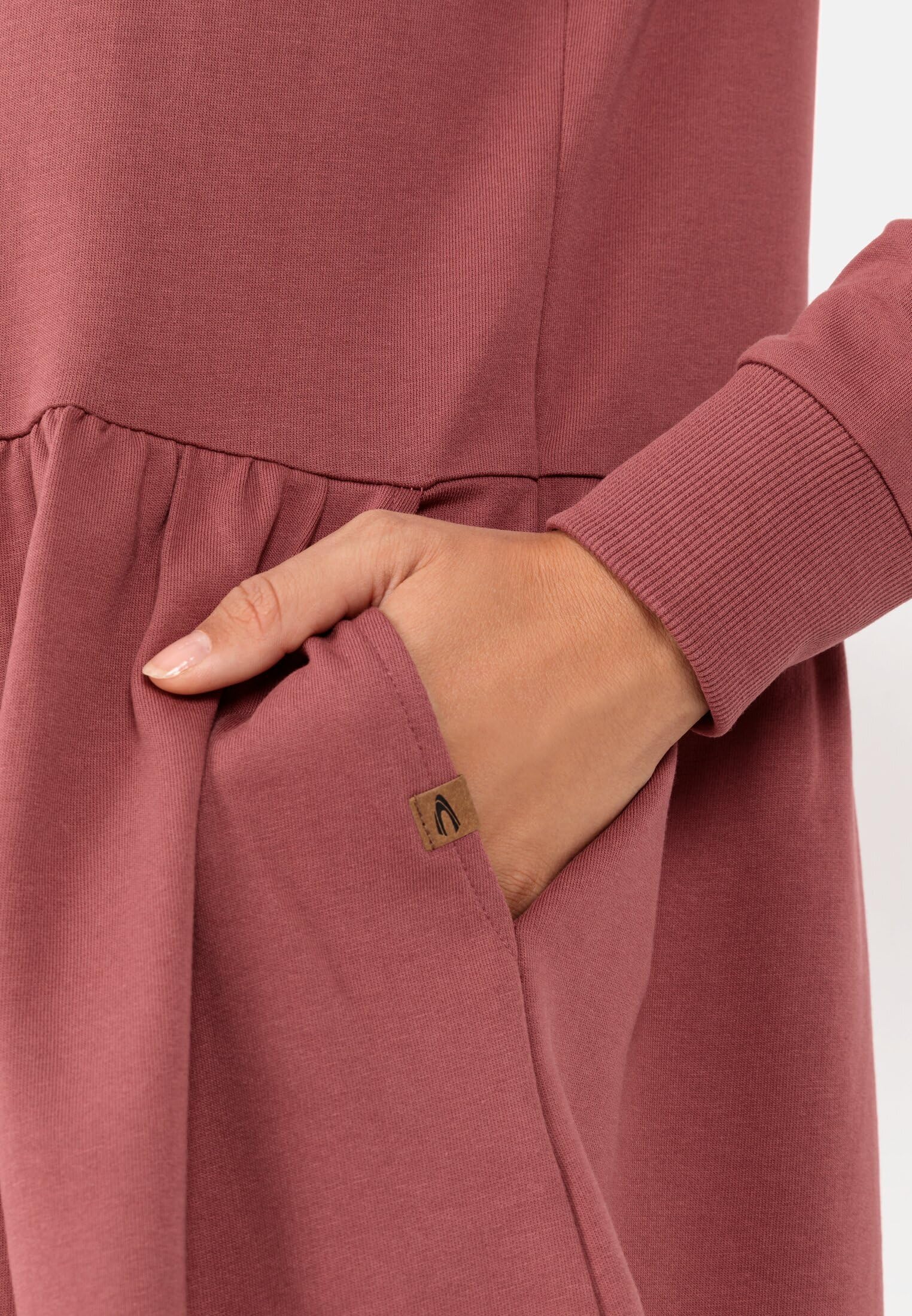 camel active Damen Sweatkleid aus Organic Cotton