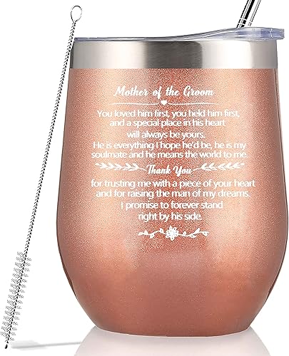 Miniatura 47 de GEANHIL Regalo para novia de la madre del novio, regalos para nueva hija de suegra, regalos de boda de compromiso para novia de 12 onzas, taza