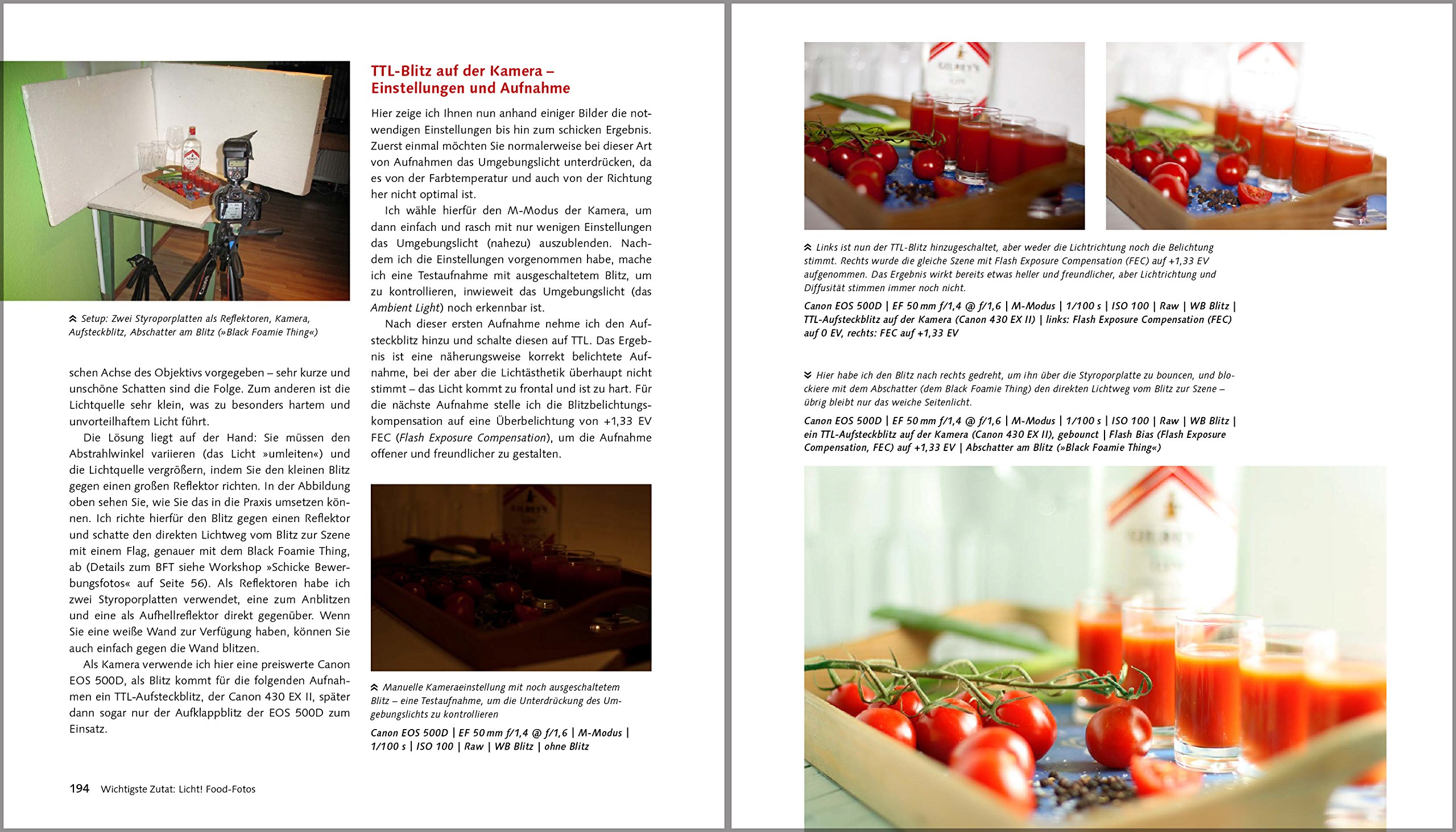 Kreative Blitzpraxis: Rezepte für das entfesselte Blitzen (Galileo Design)