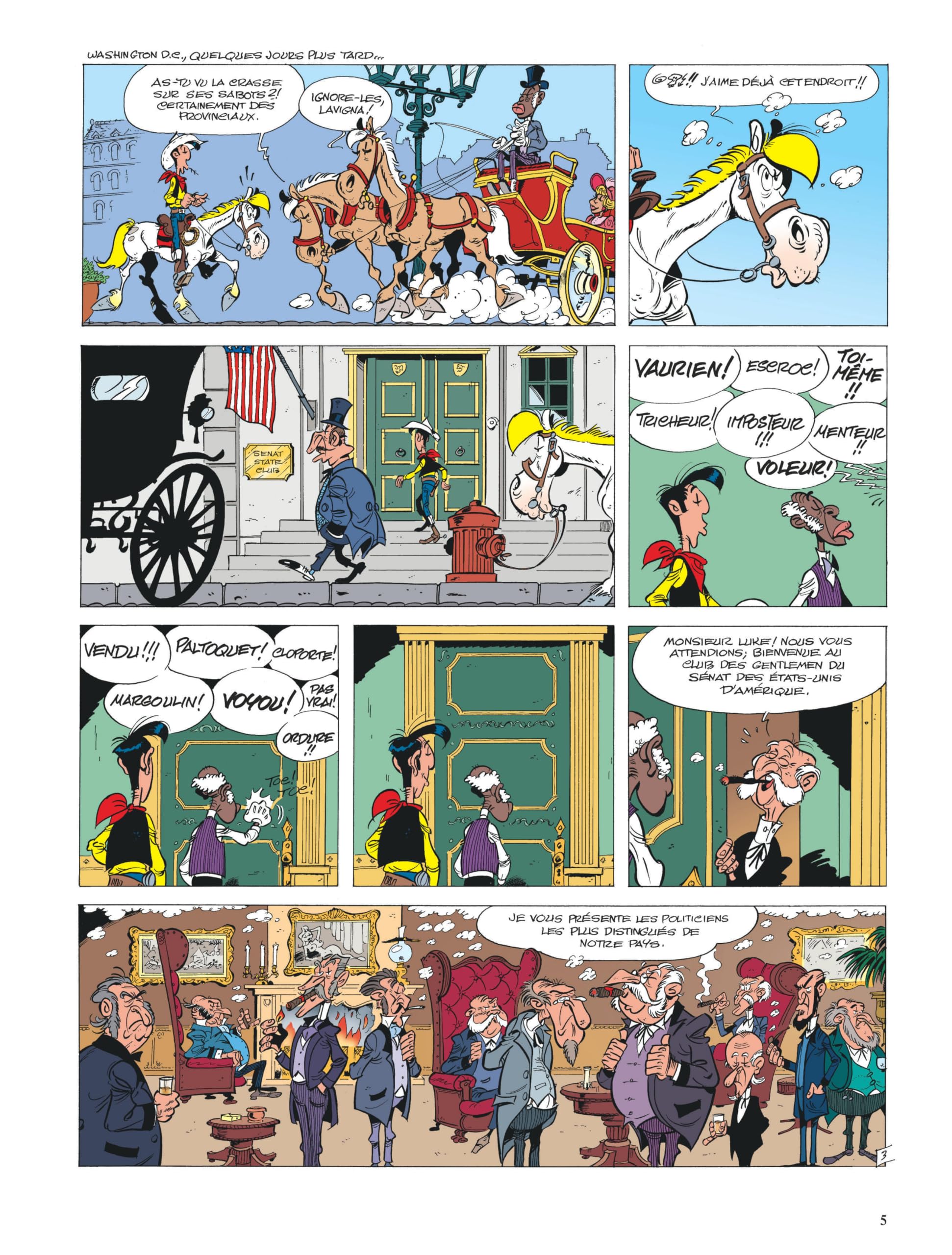 Les Aventures de Lucky Luke d'apr�s Morris - Tome 3 - L'Homme de Washington Gerra Laurent and Achd� - PT03