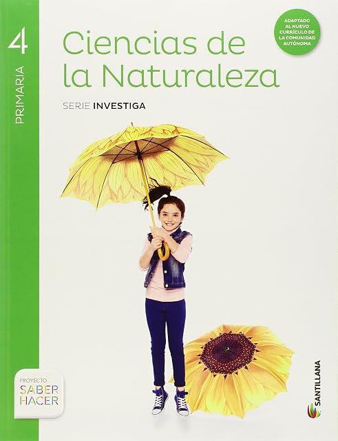 Portada de Ciencias Naturales 4º Primaria Investiga Saber Ed 2015