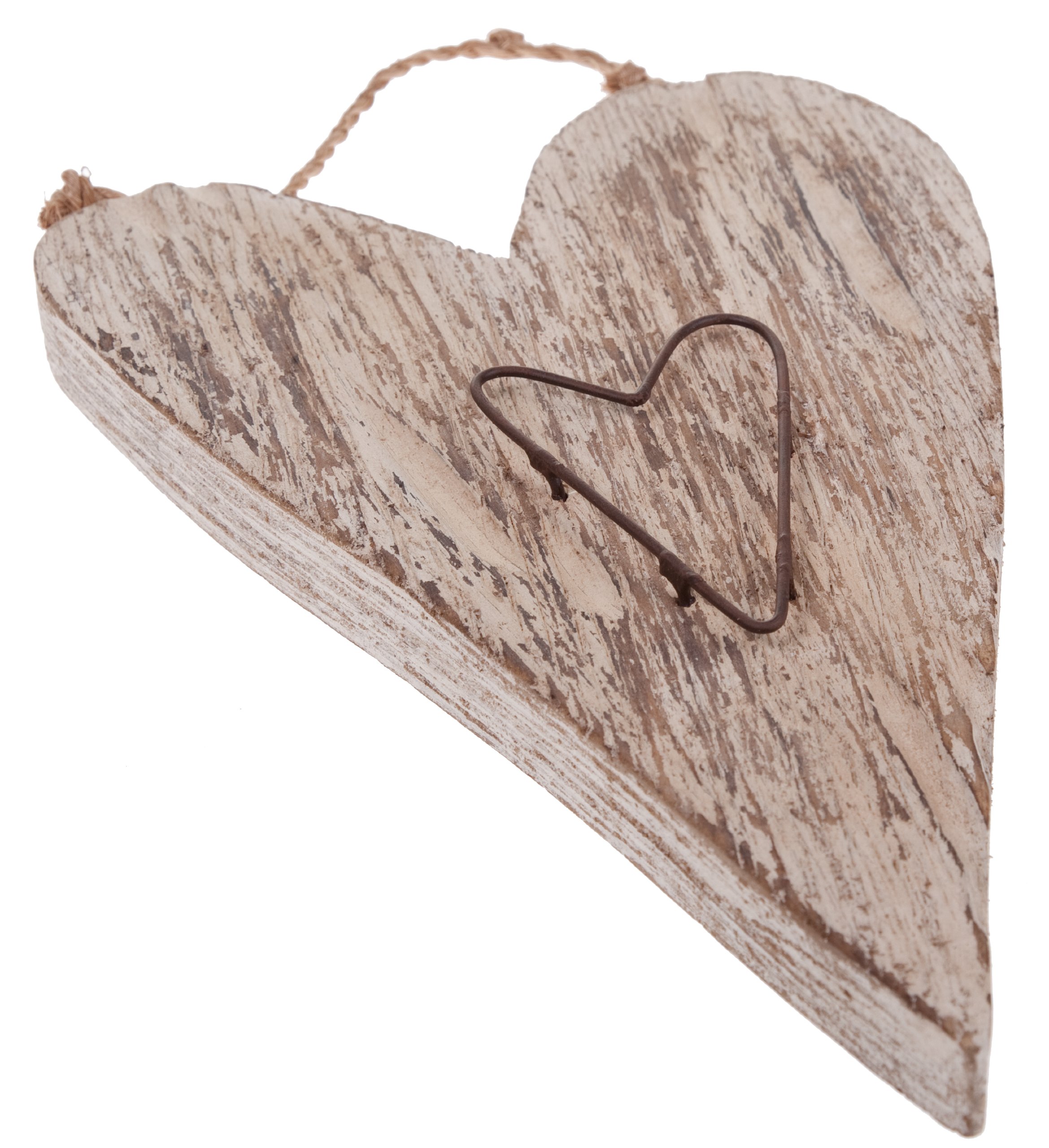 MerryMaple Rustic Heart Wall Plaque