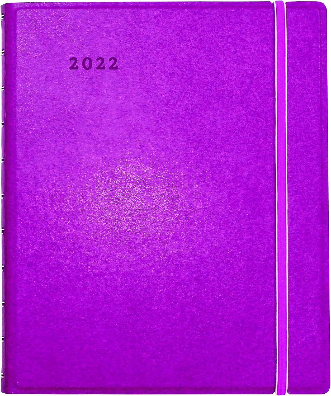 Filofax 17-Month Monthly Planner, 8-1/2" x 10-7/8", Fuchsia, August 2021 to December 2022, Blue; Brown (C1811003-22)