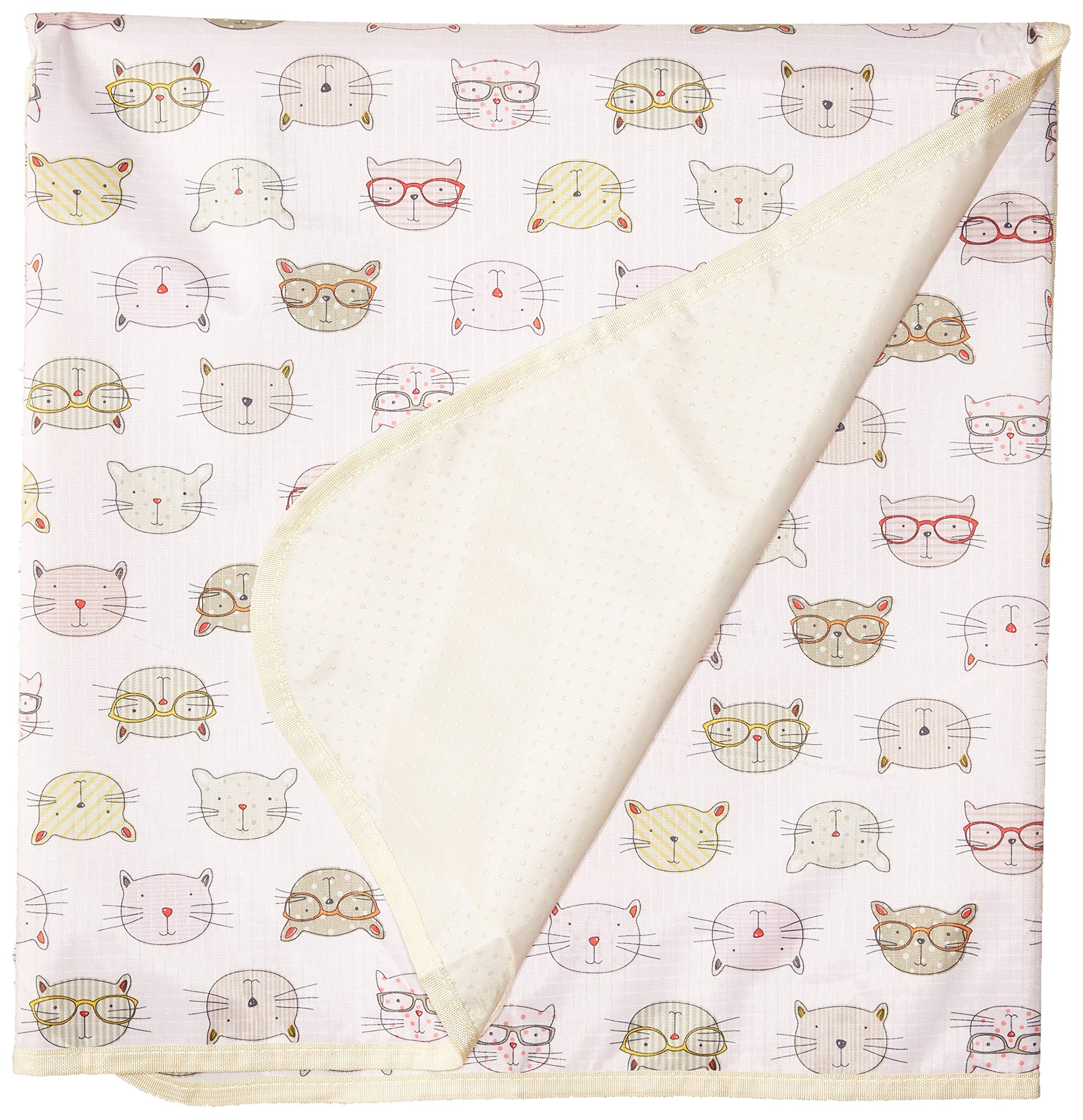 Floor Mat WorryLessMess High Chair Mat – Waterproof Baby Mat + Playmat + Toddler Splat Mat + Anti-Slip Splash Spill Floor Protector for Messy Playing + Feeding + Arts + Crafts 50x50 inch Mats for Kids