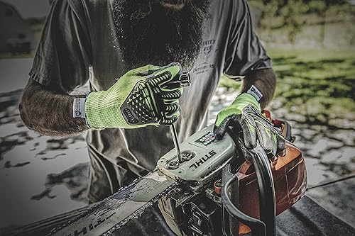 Miniatura 7 de GORILLA GRIP Max RhinoFlex - Guantes de trabajo de alta visibilidad con protección contra impactos y abrasión