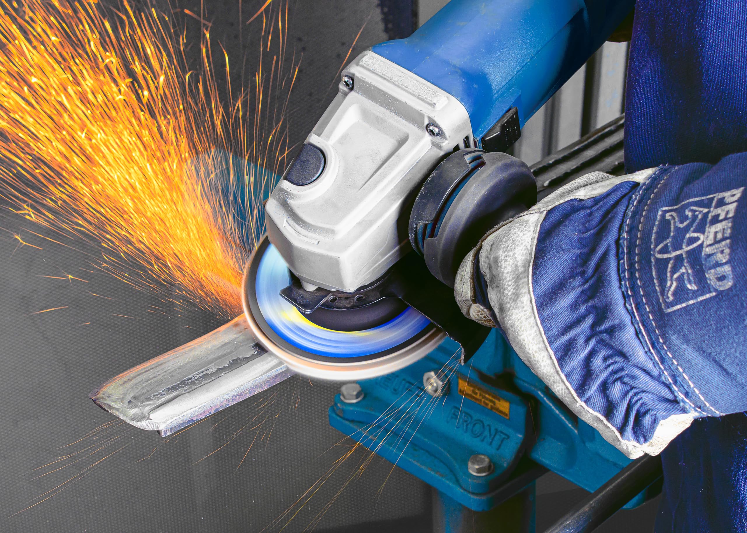 PFERD TOOLS POLIFAN Z BOX – 10 disques à lamelles 125 mm, Z60, alésage de 22,23 mm, 69300935 – rendement et durabilité élevés sur l’acier/l’acier inoxydable (INOX)