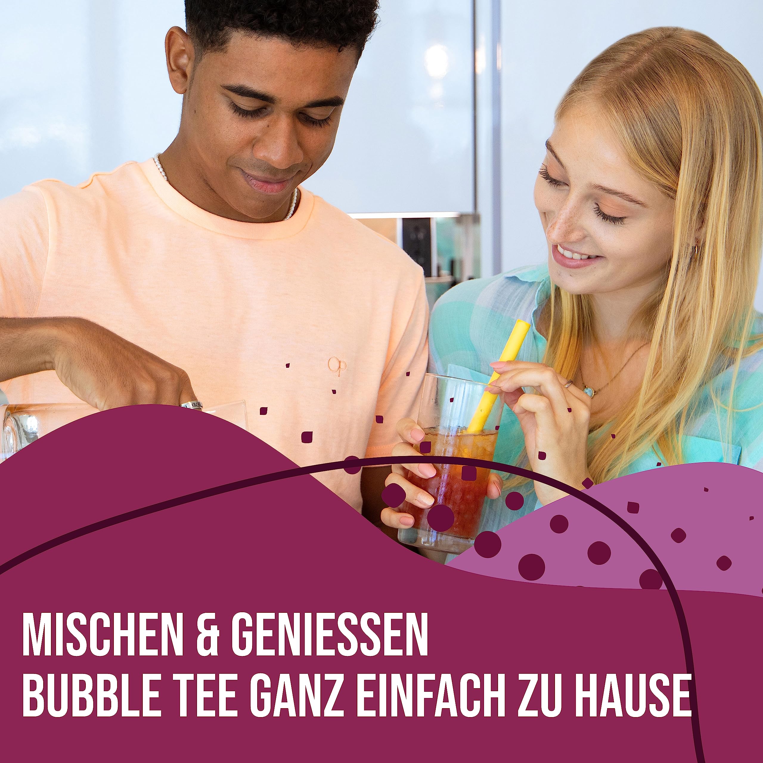 INSPIRE FOOD Bubble Tea Perlen Set Maracuja Litschi Grüner Apfel | 3x450g | Maracuja, Litschi, Gr. Apfel | Tapioka Fruchtperlen und Boba Perlen - 100% vegan und glutenfrei, ohne künstliche Farbstoff