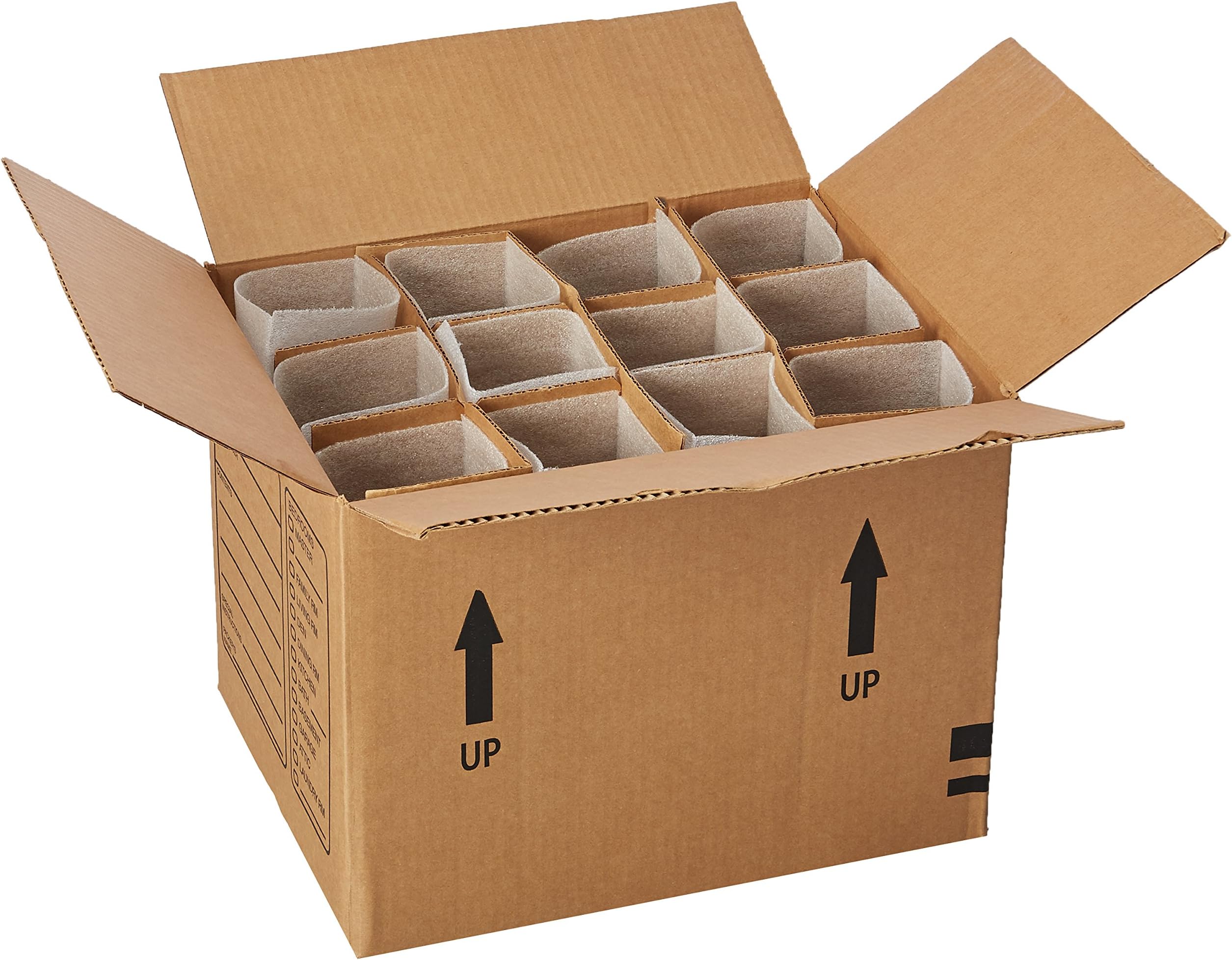 Glass Pack Moving Kit, Pack of 2 EcoBox(V-7381)
