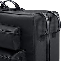 Vista 7 de Master Massage Equipaje Estilo Mesa de Masaje con Ruedas Estuche de Transporte 27" a 32" de Ancho Mesa de Masaje Plegable - Negro