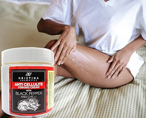 Miniatura 6 de Crema anticelulítica con pimienta negra, removedor de celulitis, reafirmante y aprieta el cuerpo, perfecta para tratamiento anticelulítico, masaje