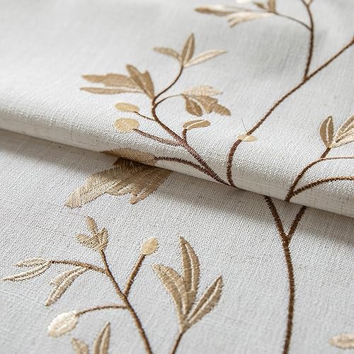 Miniatura 7 de Oubonun Mantel para mesa de comedor, mantel de cocina rústica, mantel de cocina de granja, tela de lino de algodón, manteles rectangulares pequeños