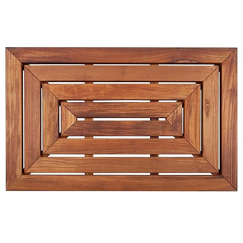 Nordic Style Premium Teak Shower and Bath Mat for Indoor