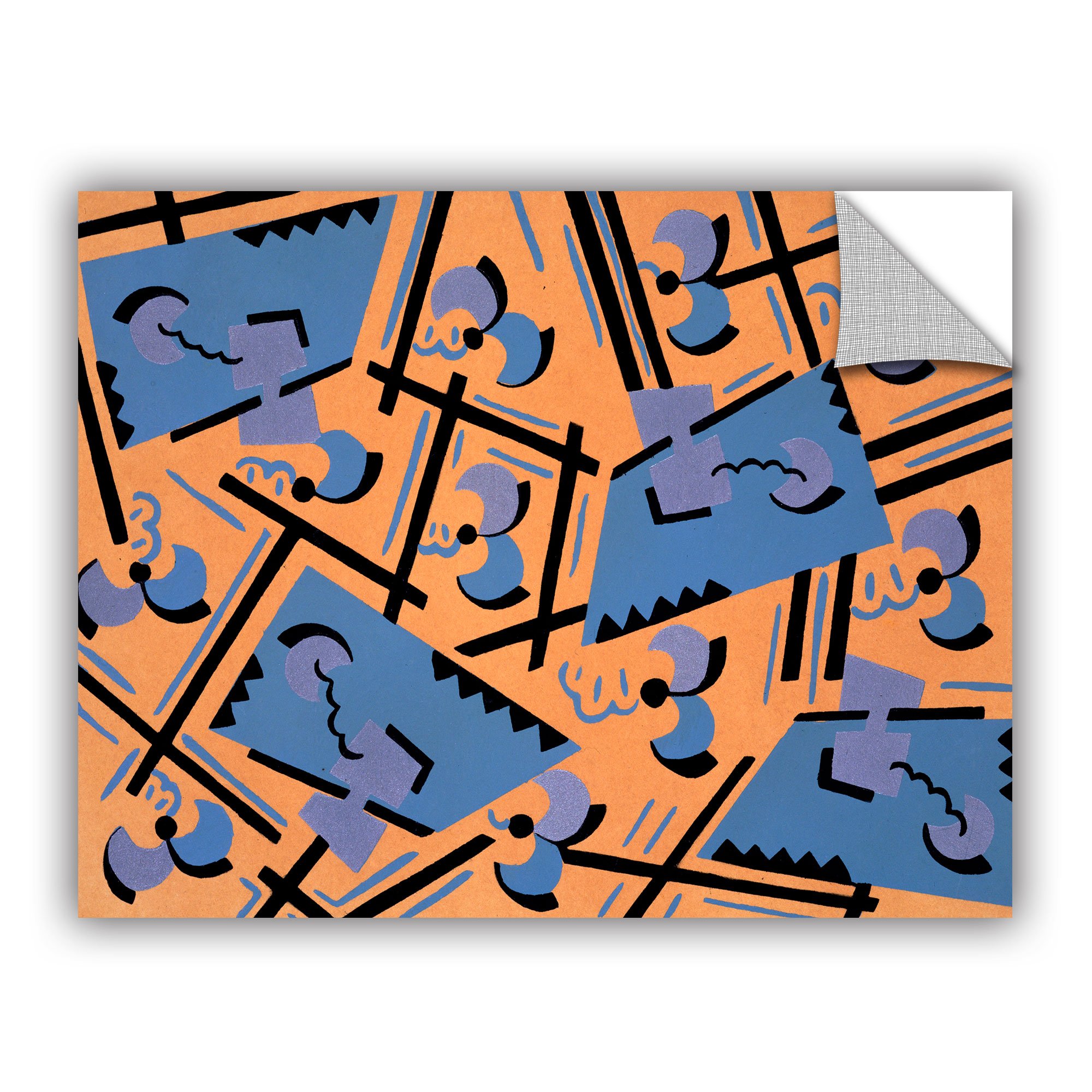 Serge Gladky mural de pared extraíble 36x48 cm Nouvelles Composiciones 2