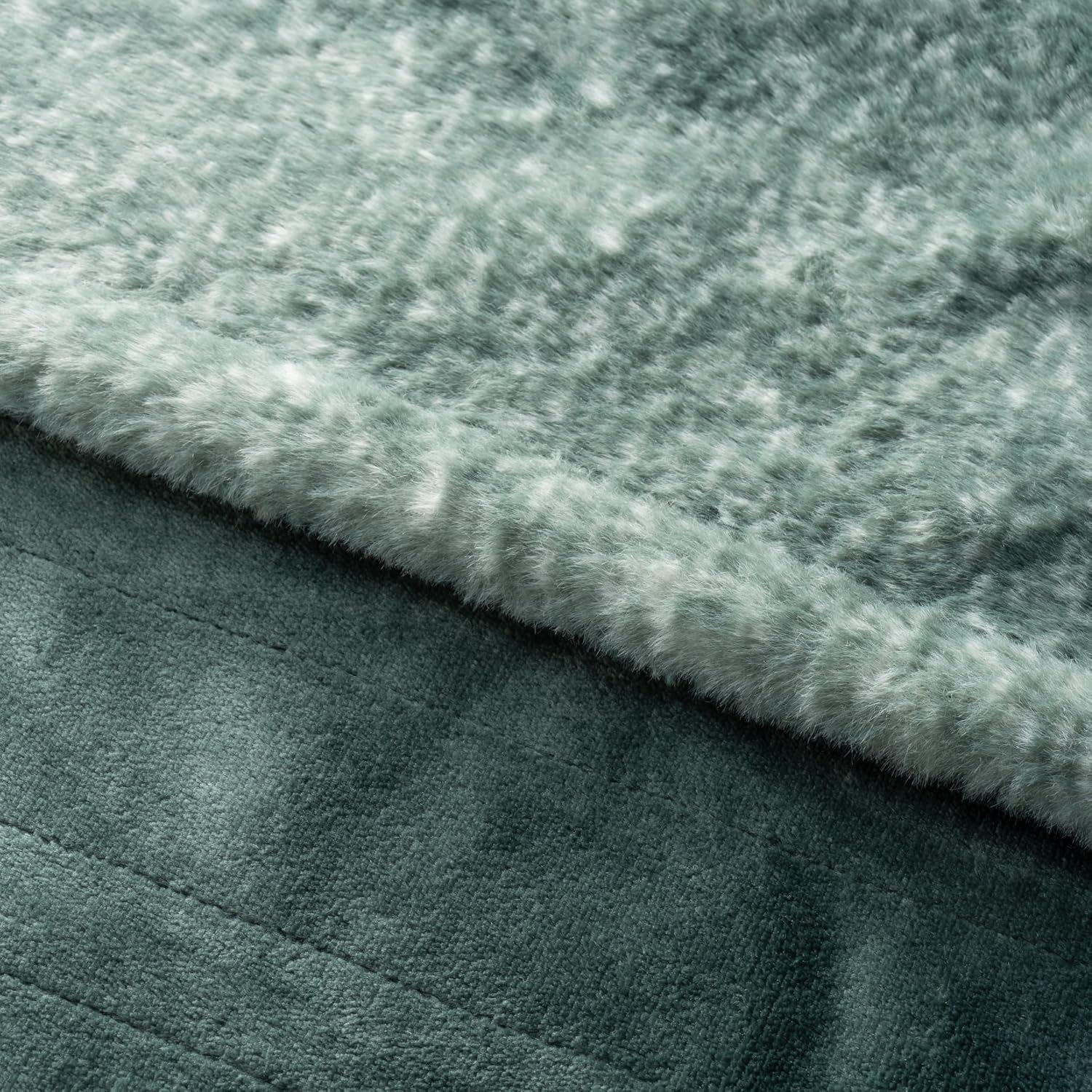 Berkshire Blanket Heated Throw Blanket, Grace Fur to Loftmink Reversible Electric Throw with 4 Heat Levels, Fast Heating Printed Throw for Couch and Bed, Auto Shut-Off Feature (50"x60") - Image 7