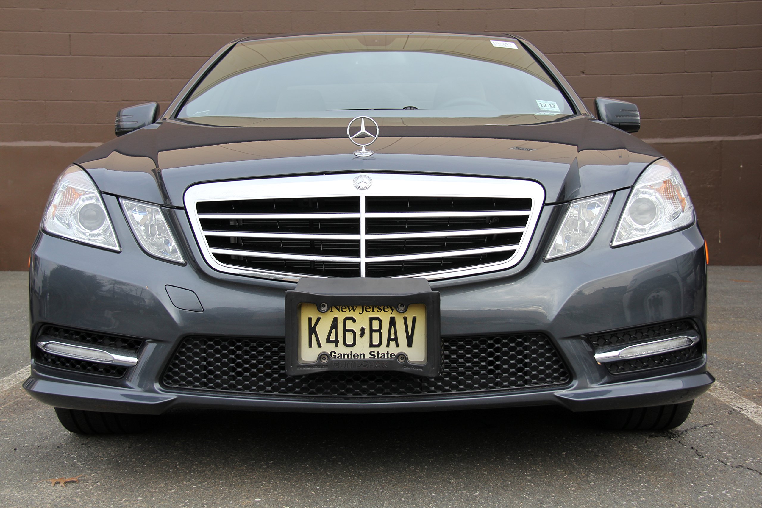 The Original Front Bumper Guard & Front Bumper Protection License Plate Frame. Tougher Than Steel! (BumpShox XL (2.25" Thick))