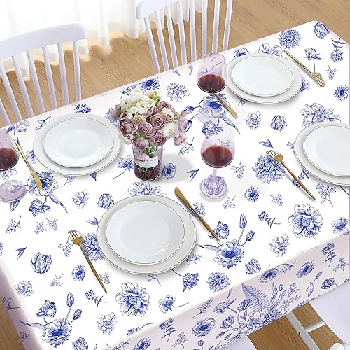 Miniatura 238 de CC HOME 1 pieza de mantel de plástico para fiesta de los 90 de 54 x 87 pulgadas de largo, mantel vintage retro de los 90 de hip hop, tema de 1990