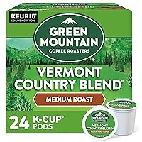 Vista 1 de Green Mountain Coffee Mezcla Vermont Country Blend, paquete de porciones K-Cup para cafeteras Keurig, 24 unidades (el embalaje puede variar)