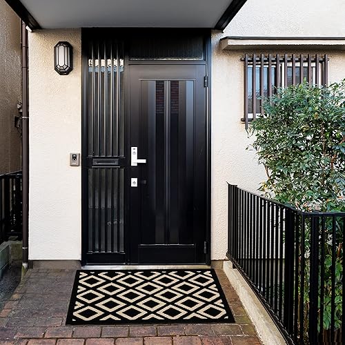 Miniatura 42 de GRANNY SAYS Felpudo para interiores, 32 x 48 pulgadas, antideslizante, tapete grande para puerta, tapete de bienvenida para exteriores, lavable