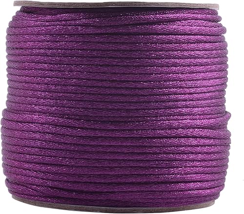 Vista 113 de KONMAY - Cuerda de nailon para hacer manualidades tipo bisutería, macramé o crochet, joyería, nudos chinos, Kumihimo, disponible en varios tamaños